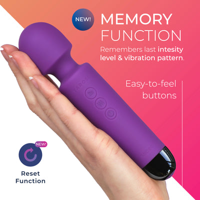 Yarosi - Micro Massager with Memory Function - Purple
