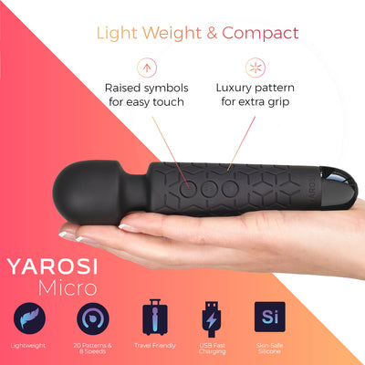 Yarosi - Micro Massager - Black