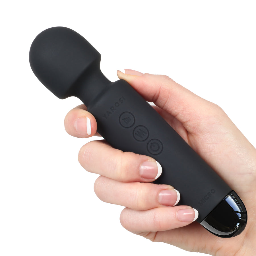 Yarosi - Micro Massager with Memory Function - Black