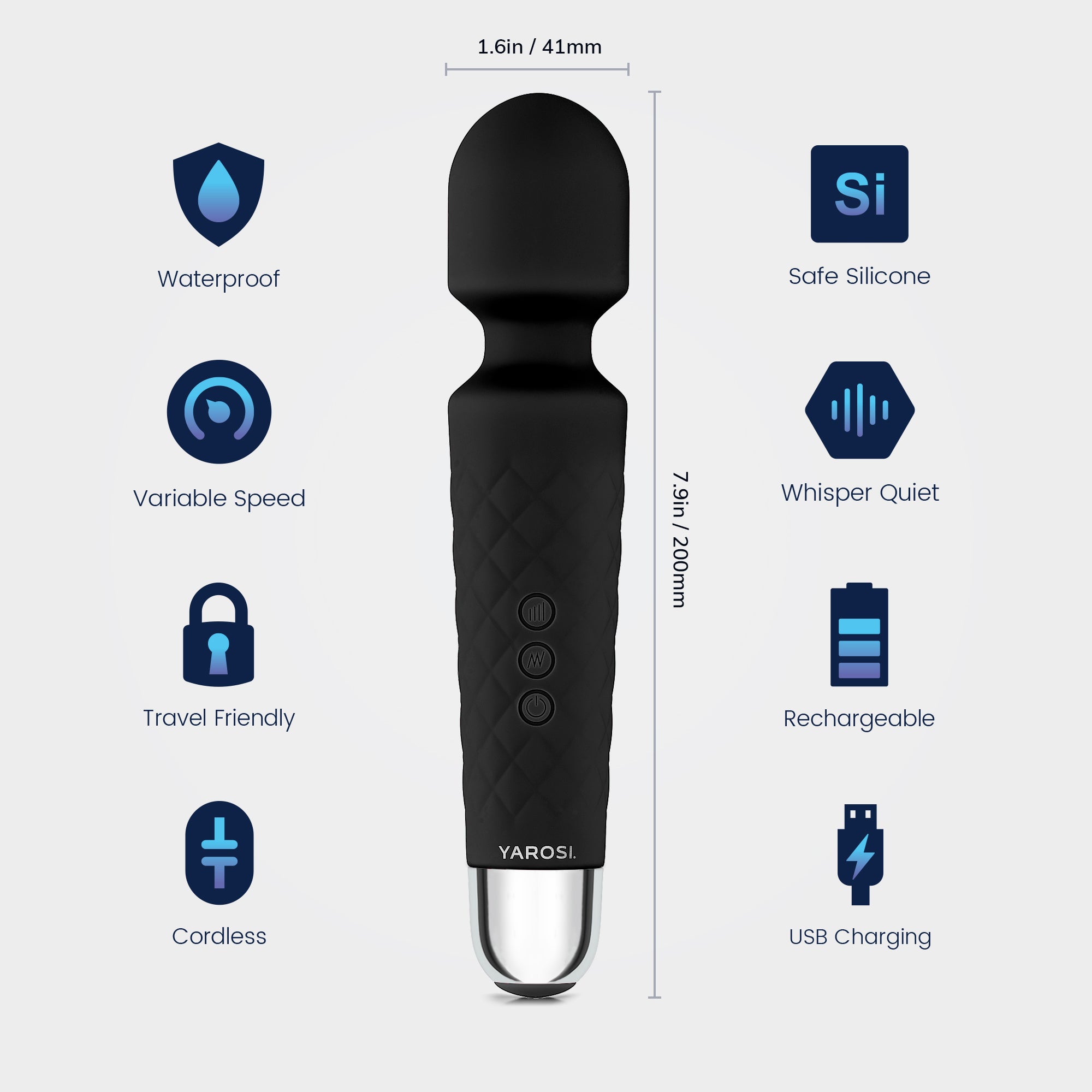 Yarosi - Mini Massager - Black - Yarosi US Yarosi - Mini Massager - Black - Yarosi US