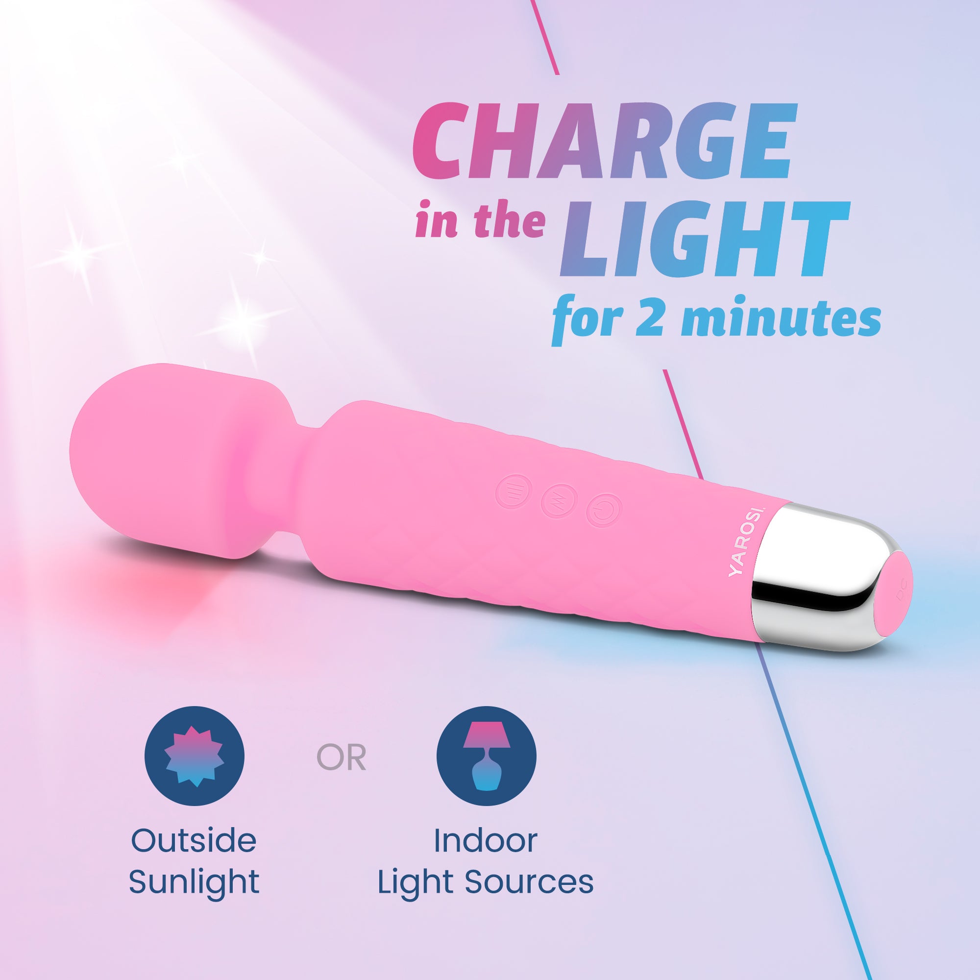 Yarosi - Glow Massager - Pink