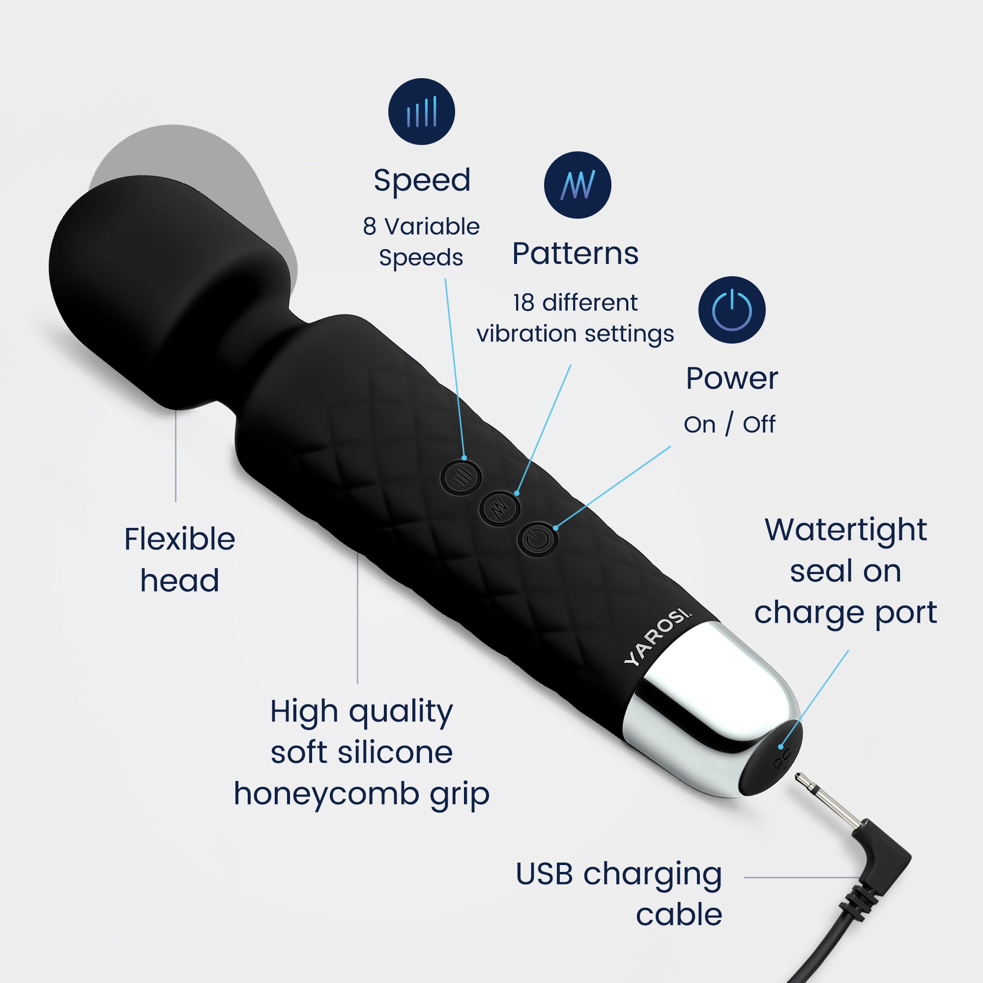 Yarosi - Mini Massager - Black - Yarosi US Yarosi - Mini Massager - Black - Yarosi US