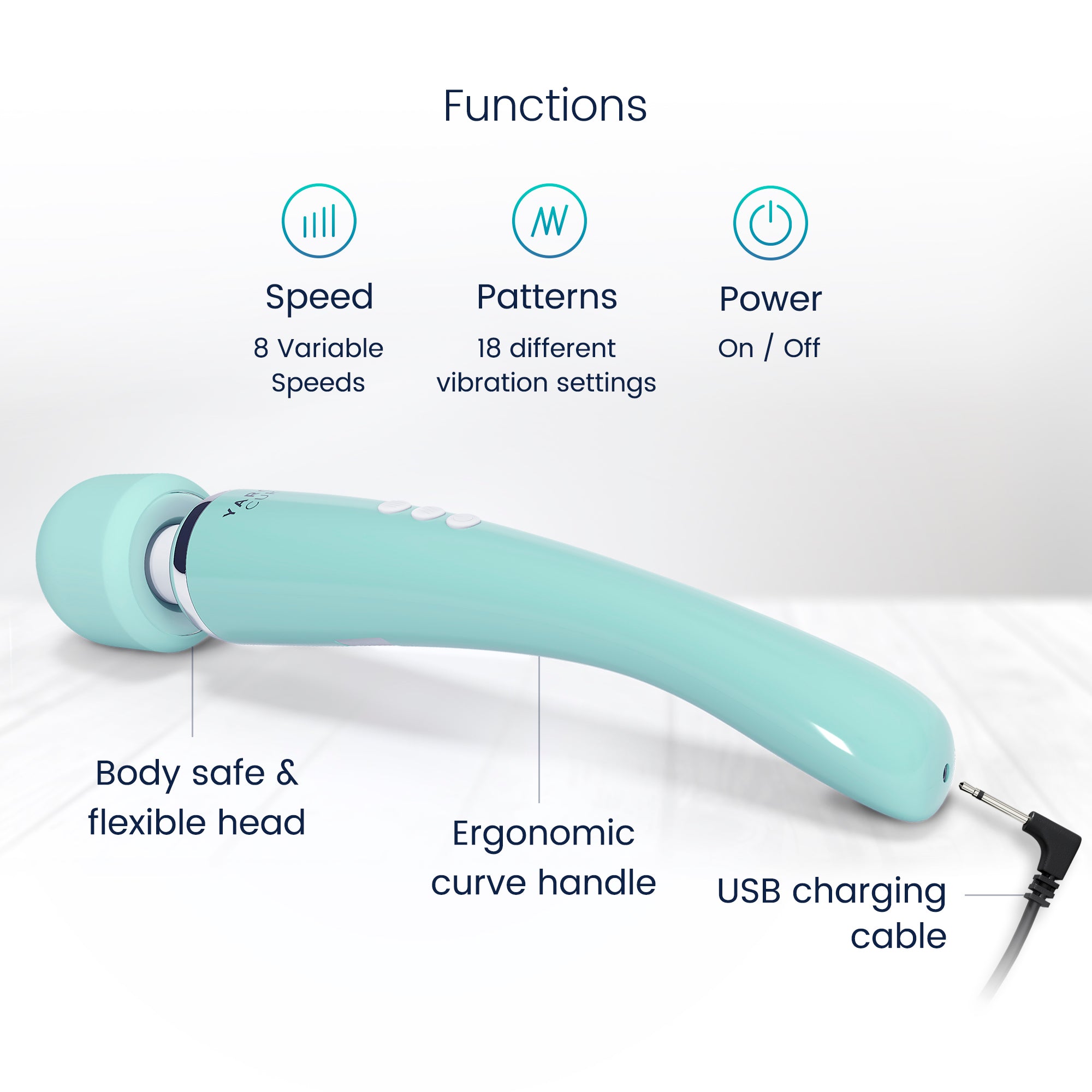 Yarosi - Curve Massager - Green