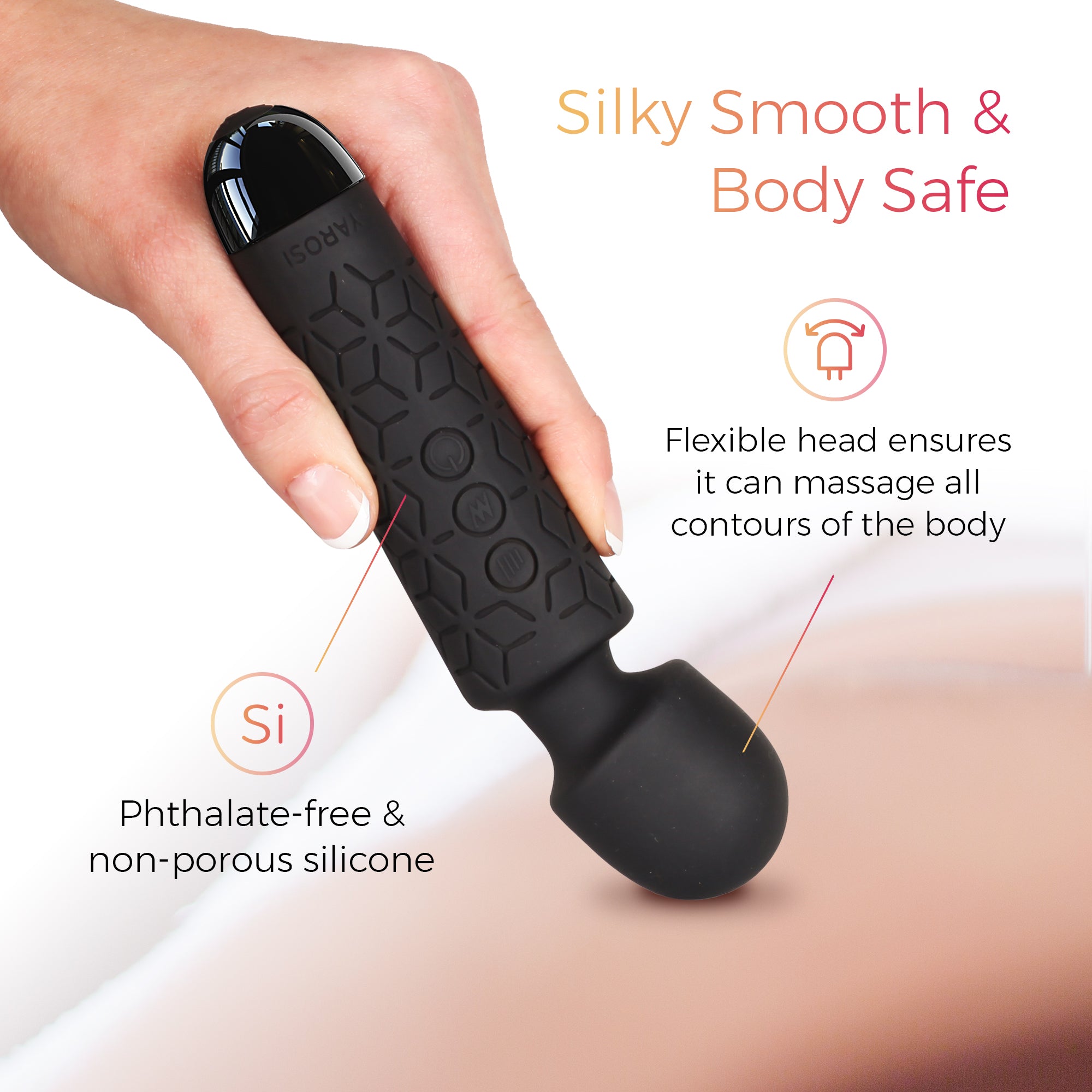 Yarosi - Micro Massager - Black