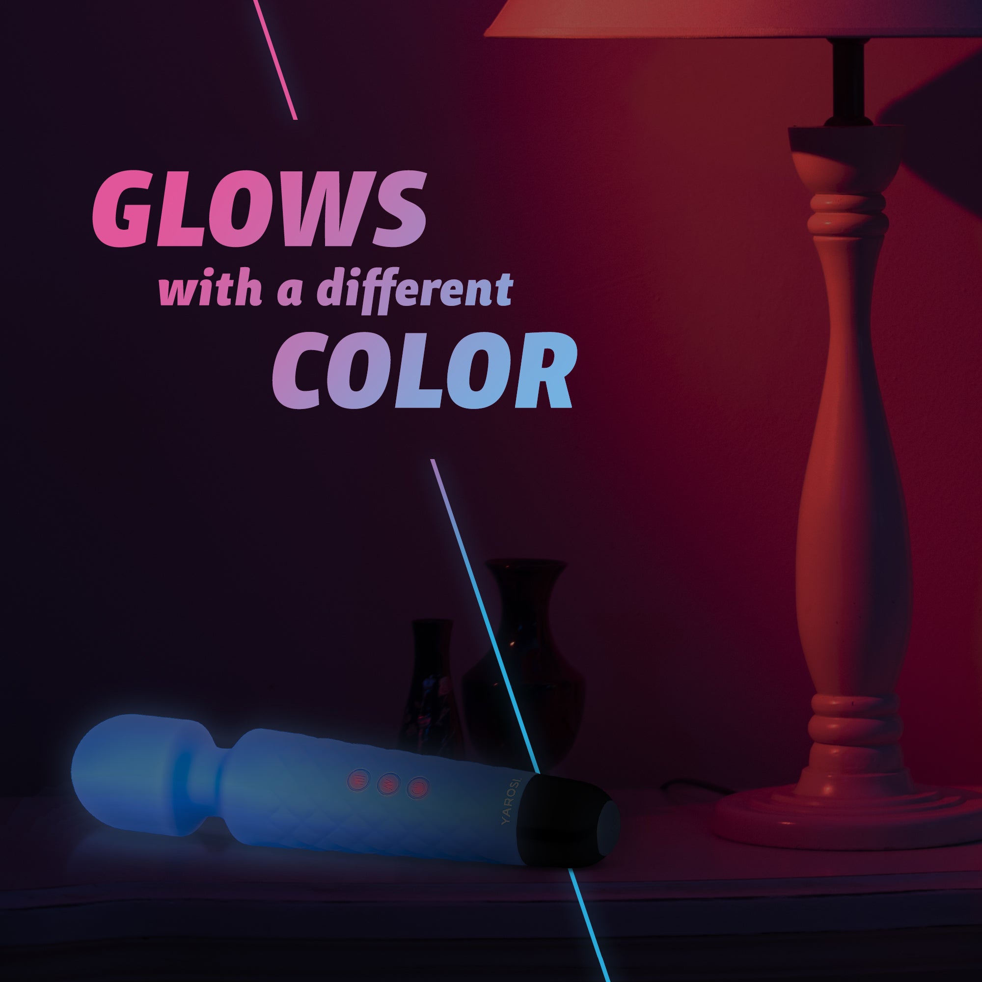 Yarosi - Glow Massager - Pink