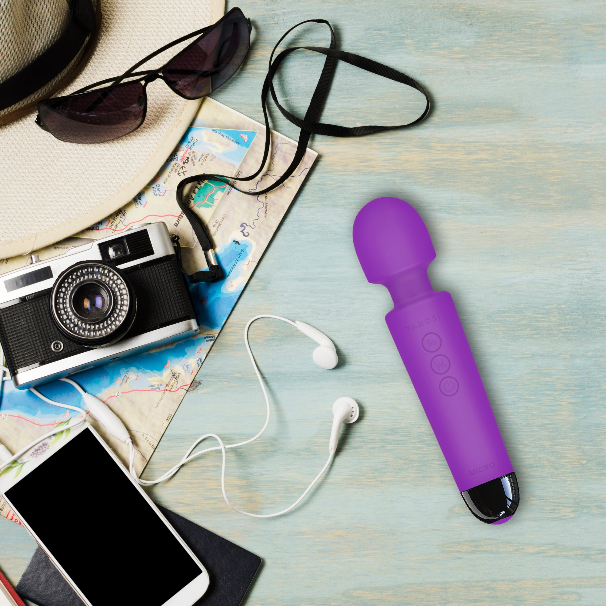 Yarosi - Micro Massager with Memory Function - Purple