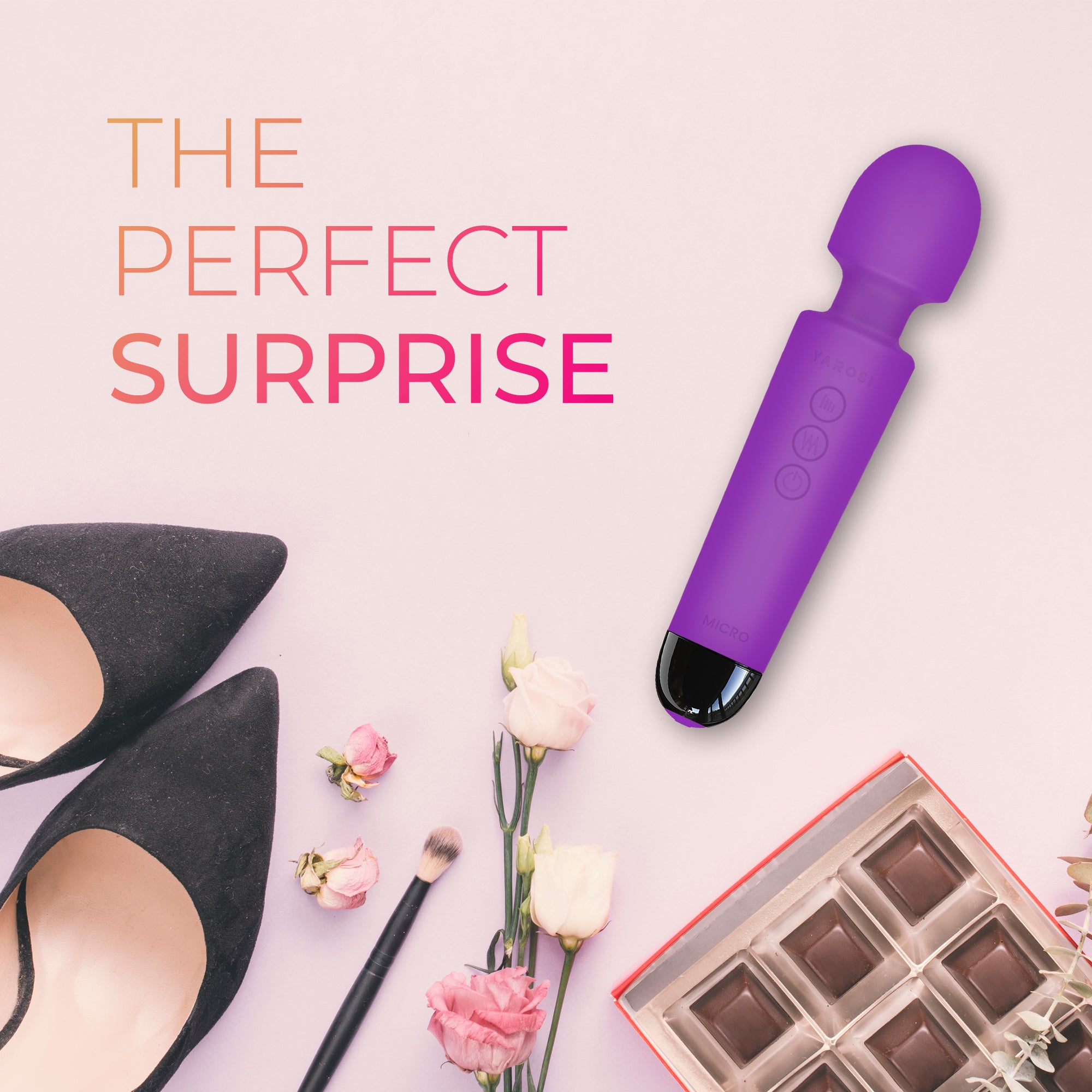 Yarosi - Micro Massager with Memory Function - Purple