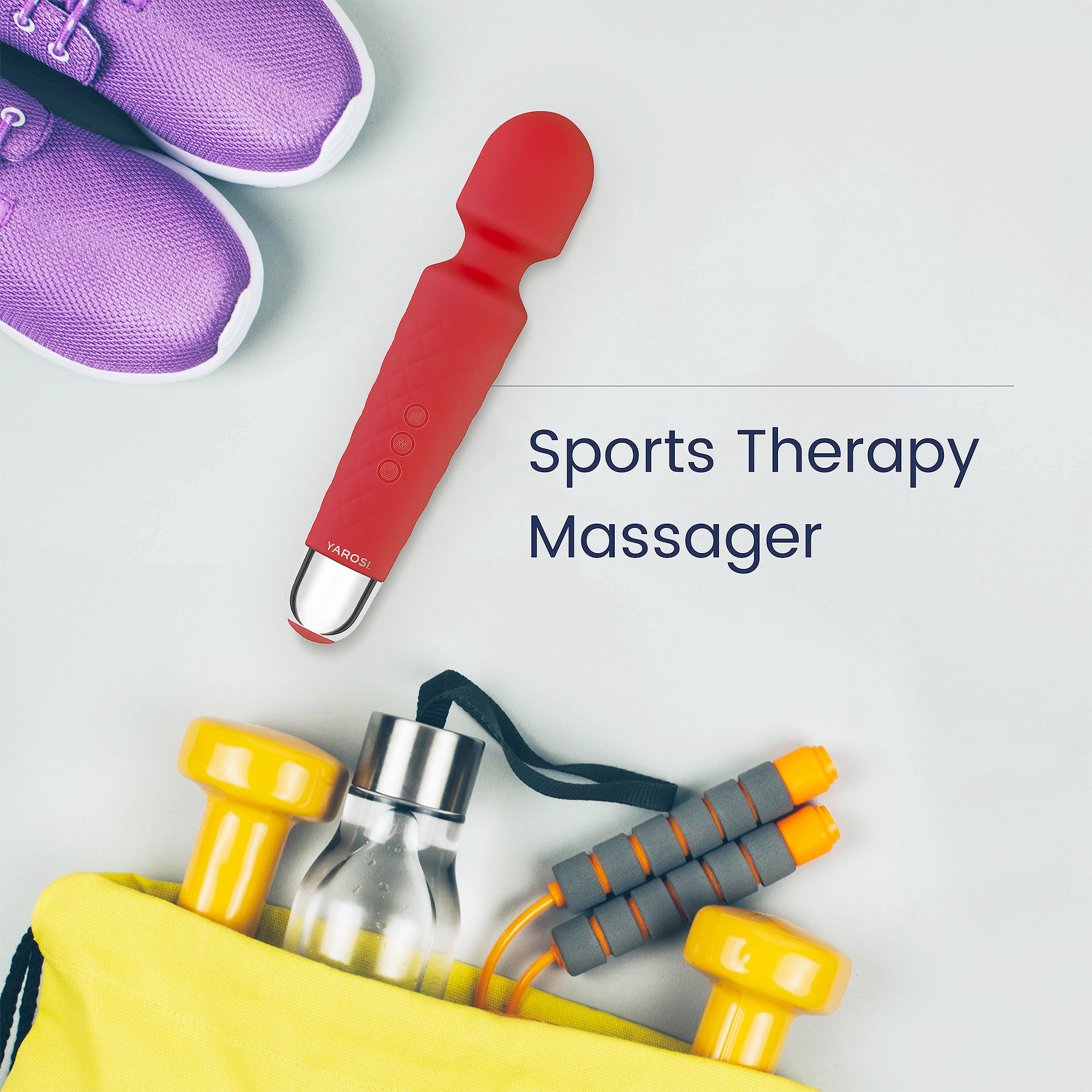 Yarosi - Mini Massager - Red