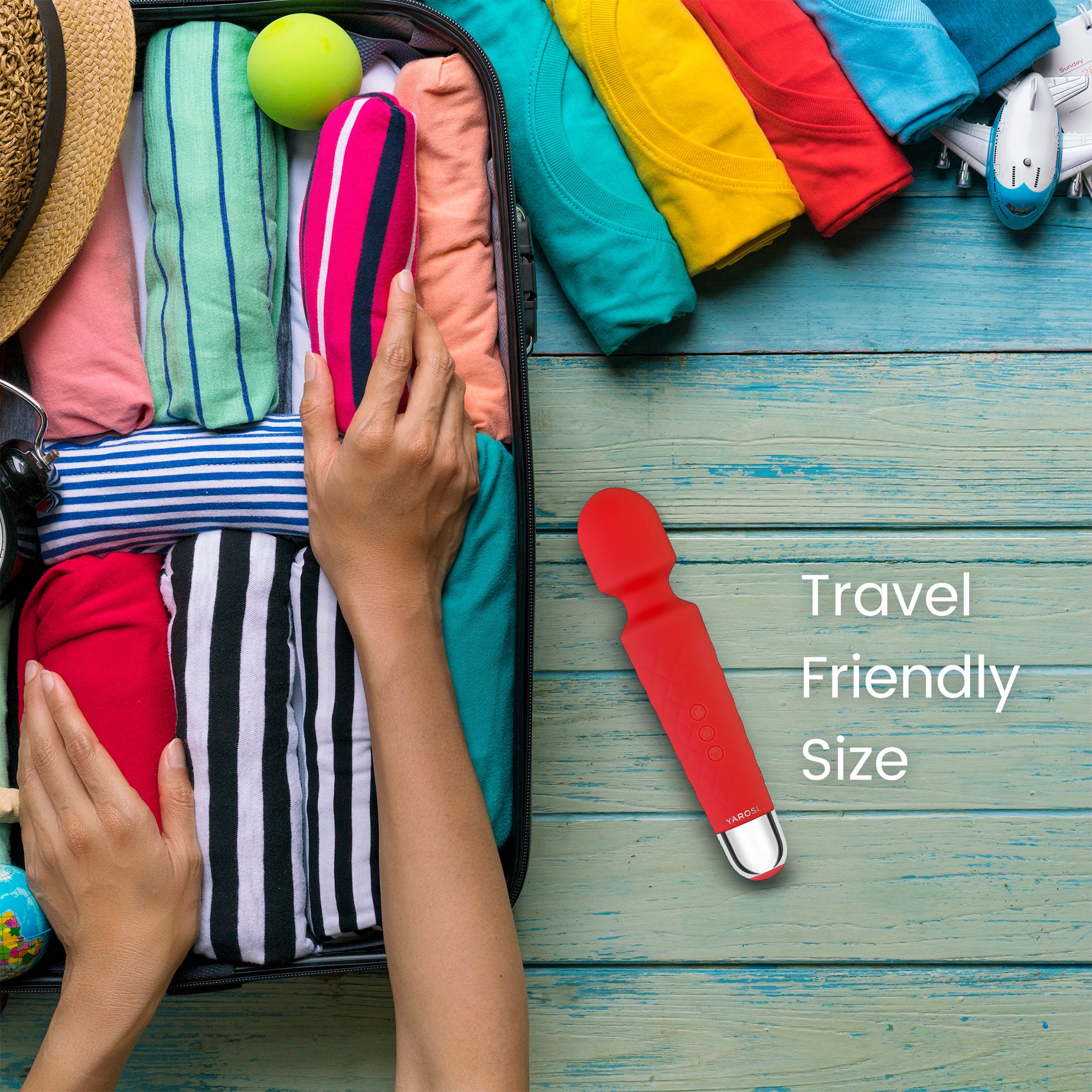 Yarosi - Mini Massager - Red