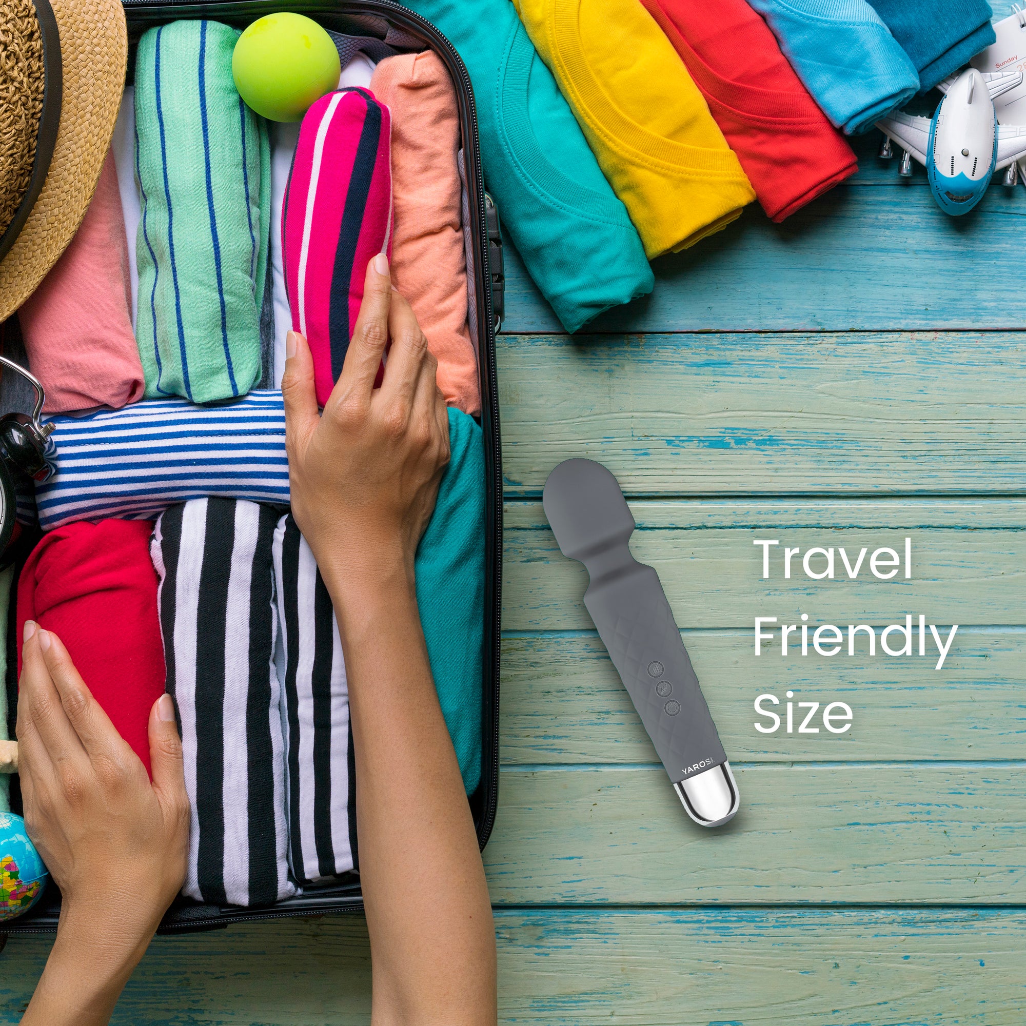 Yarosi - Mini Massager - Grey